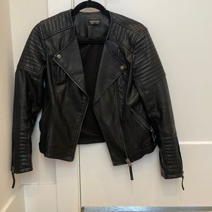 Womens TopShop Moto Leather Jacket